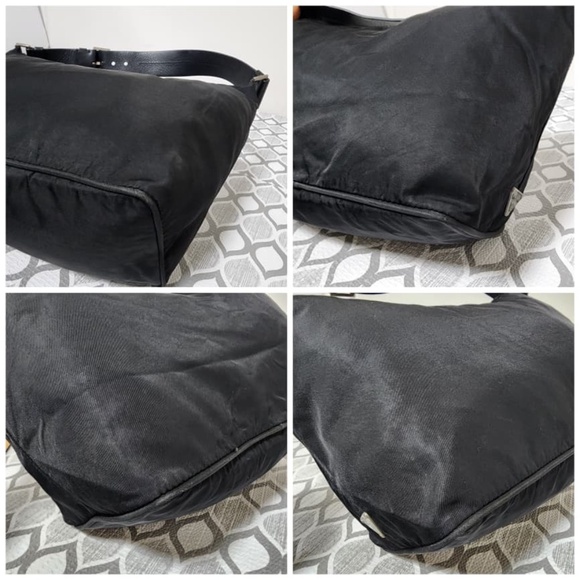 Authentic Prada Tessuto Shoulder Bag Black - Picture 6 of 11